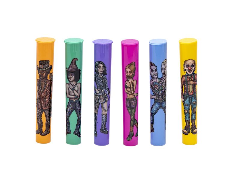 Tubo Plastico Guardado Varios Modelos Lion Rolling Circus